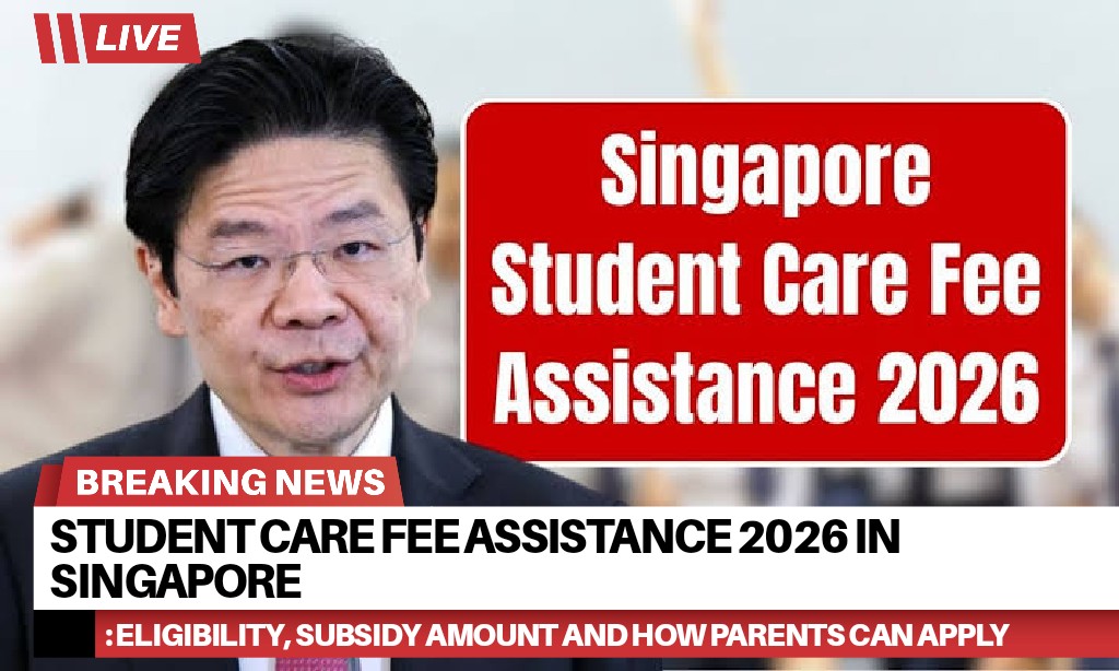 Student Care Fee Assistance 2026 in Singapore